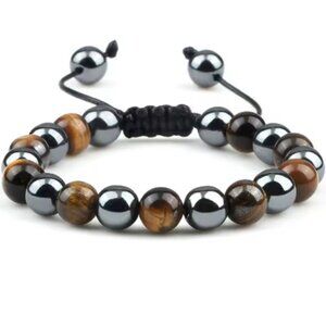 Magnetic Bracelet,Magnetic and Gemstone Bracelet,8mm Beads